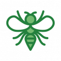 SoilFood_Icons_v2_Bee Protect Bees with The Soil Food Web
