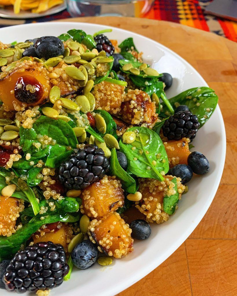 Winter Squash and Quinoa Salad at Café Gózhóó