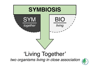  Symbiosis: two organisms living in close association - @ 2022 The Soil Food Web School