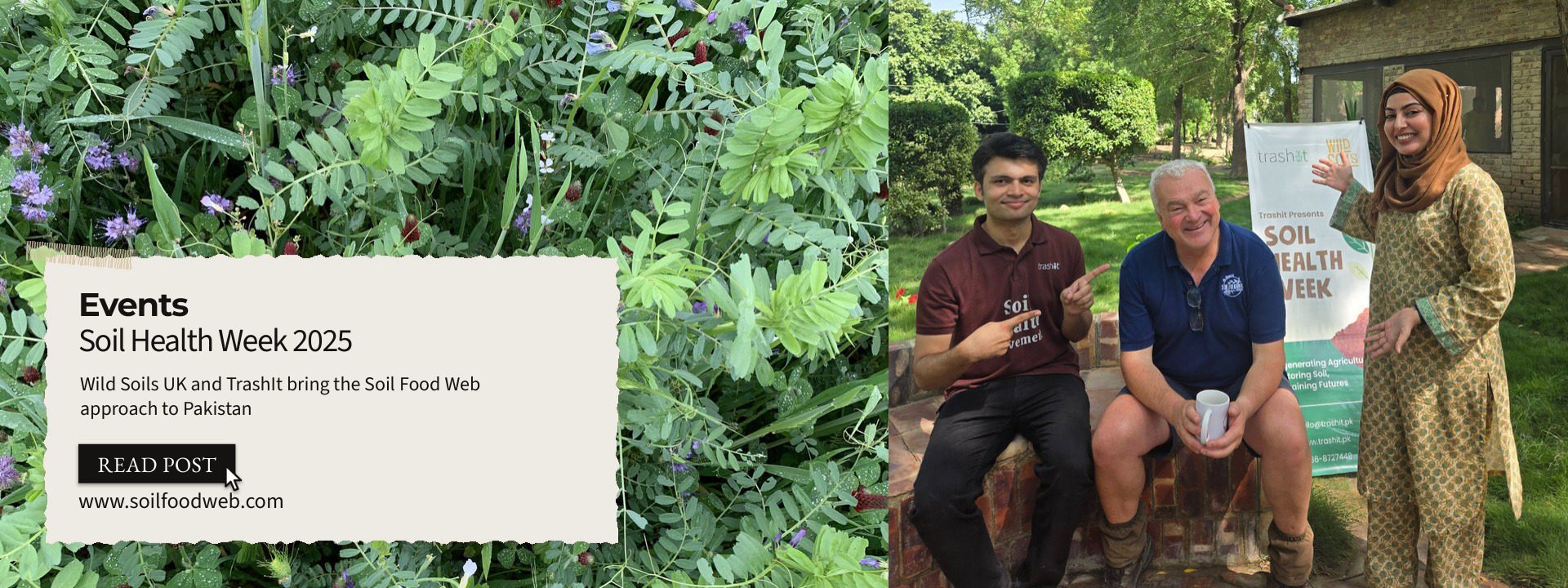 Soil Health Week 2025: Wild Soils UK and TrashIt Bring the Soil Food Web Approach to Pakistan